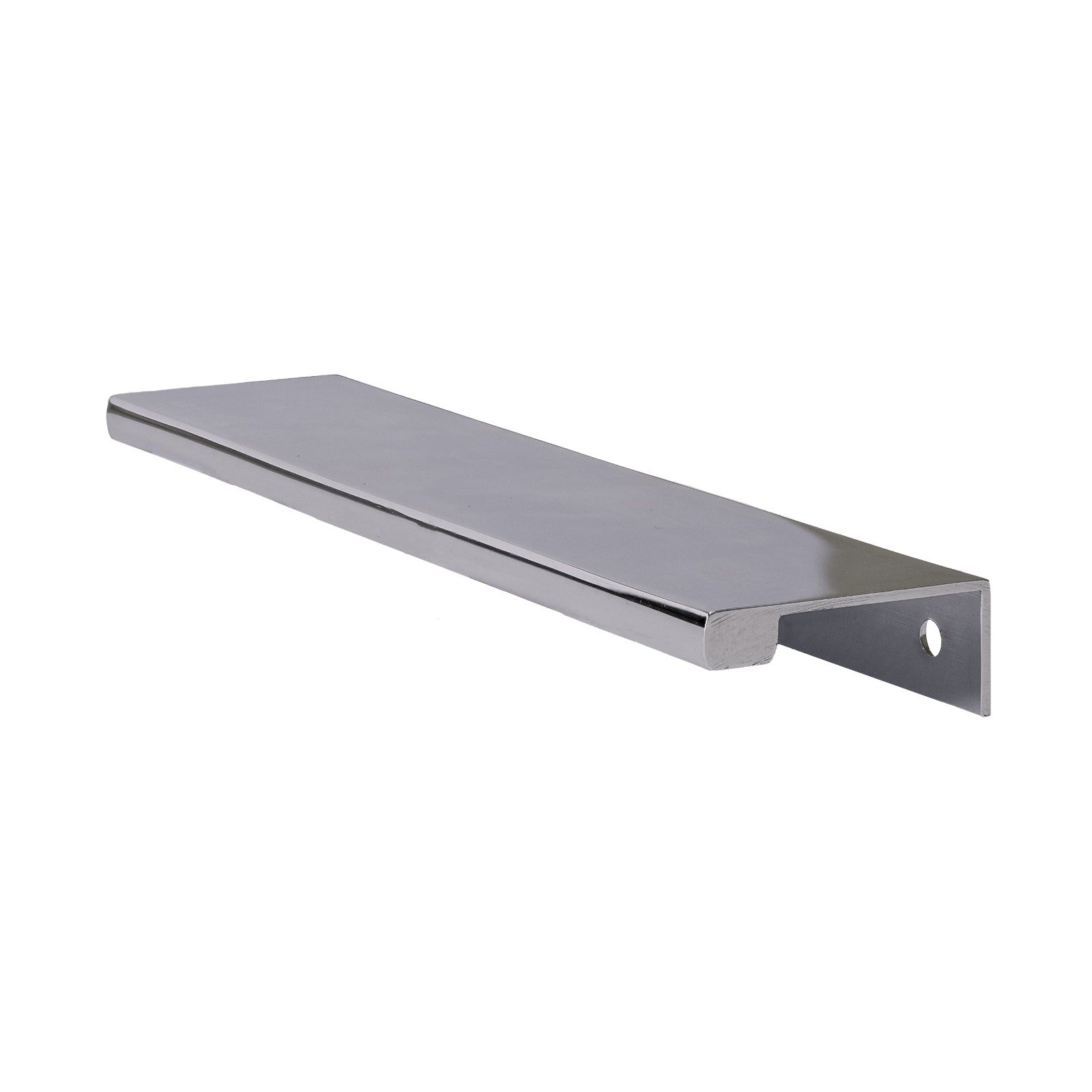 chrome  large cupboard edge pull, door edge finger pull, edge pull handle