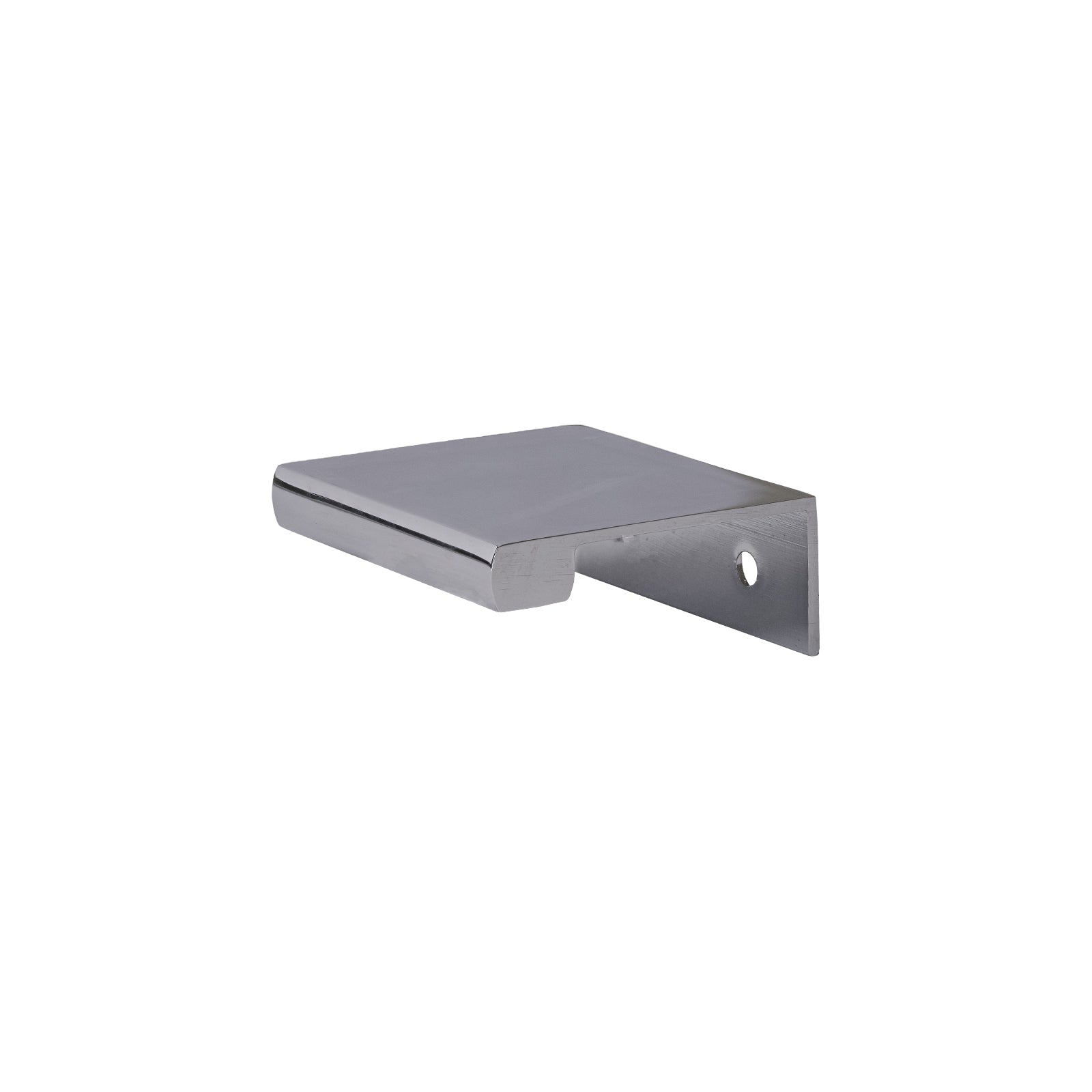 chrome square lip cabinet edge pull SHOW