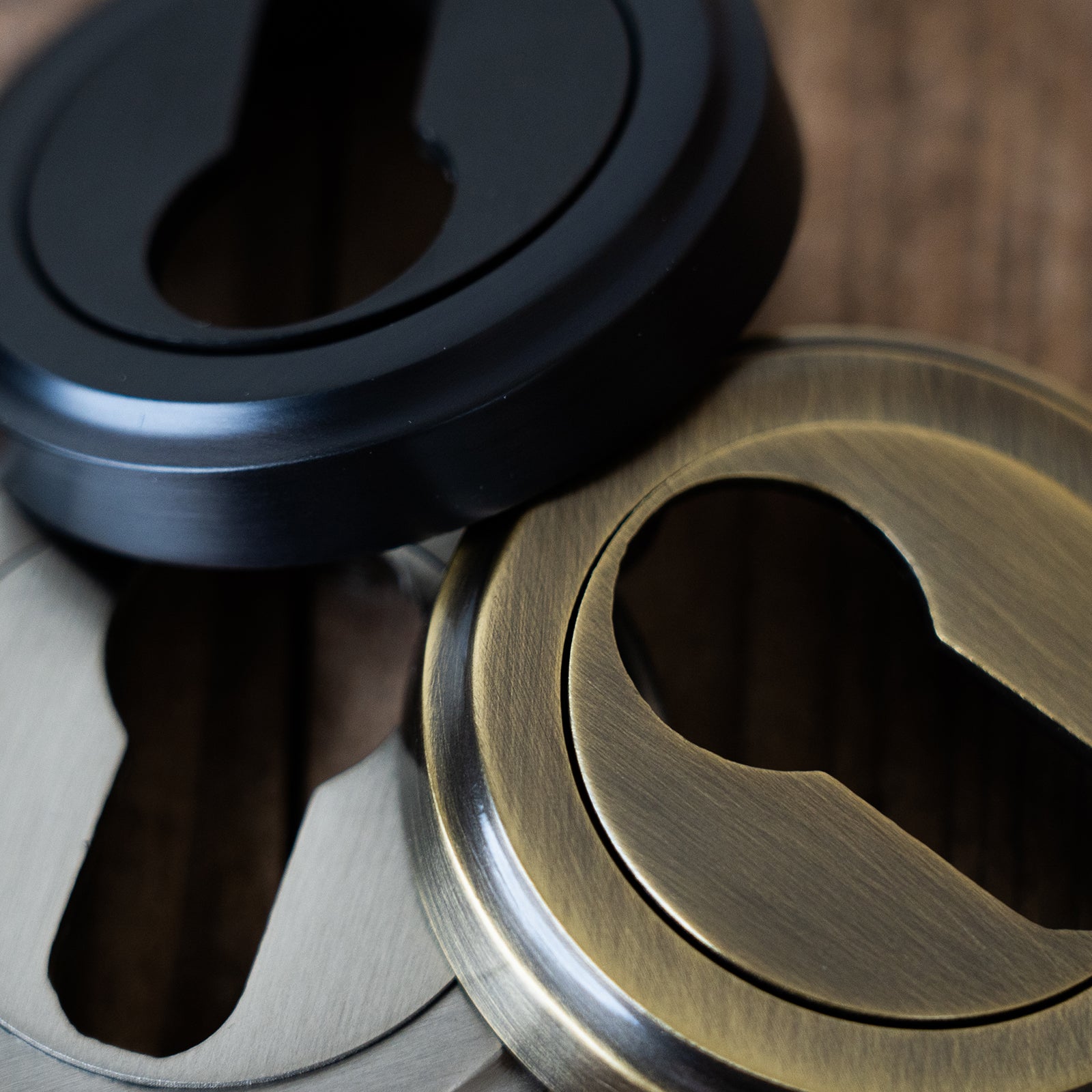 Euro profile cylinder lock keyhole covers SHOW