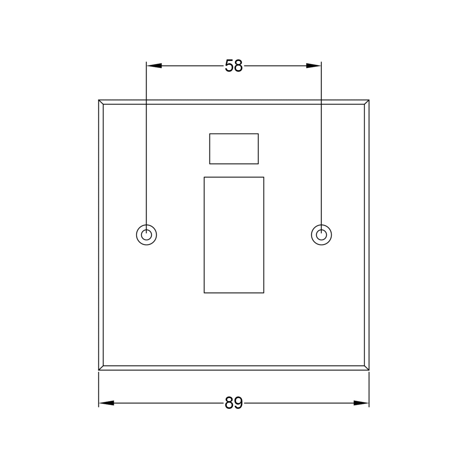Pewter 1 Gang Switch With Neon JPEG Drawing SHOW