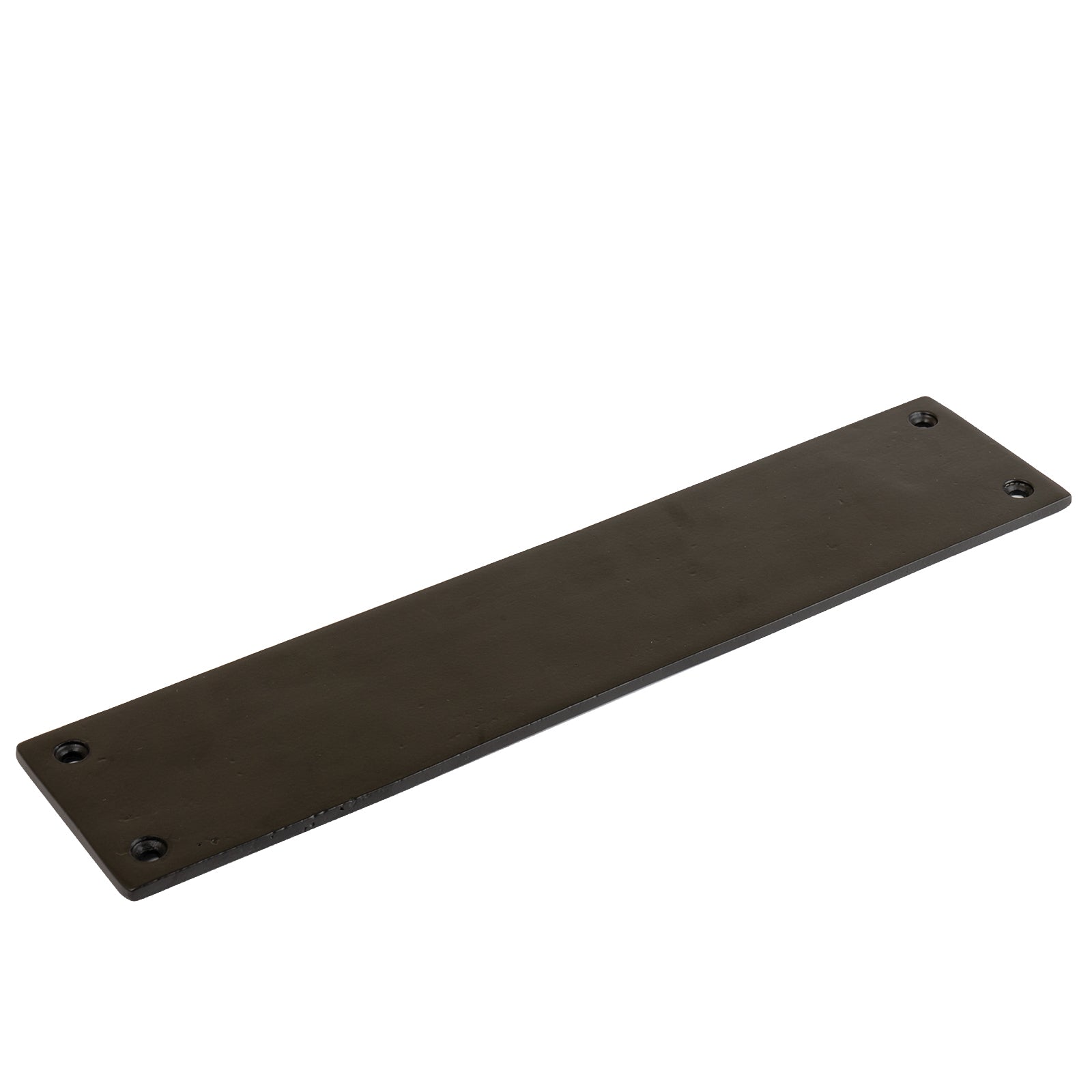 Cast Iron Finger Plate, black door plate 