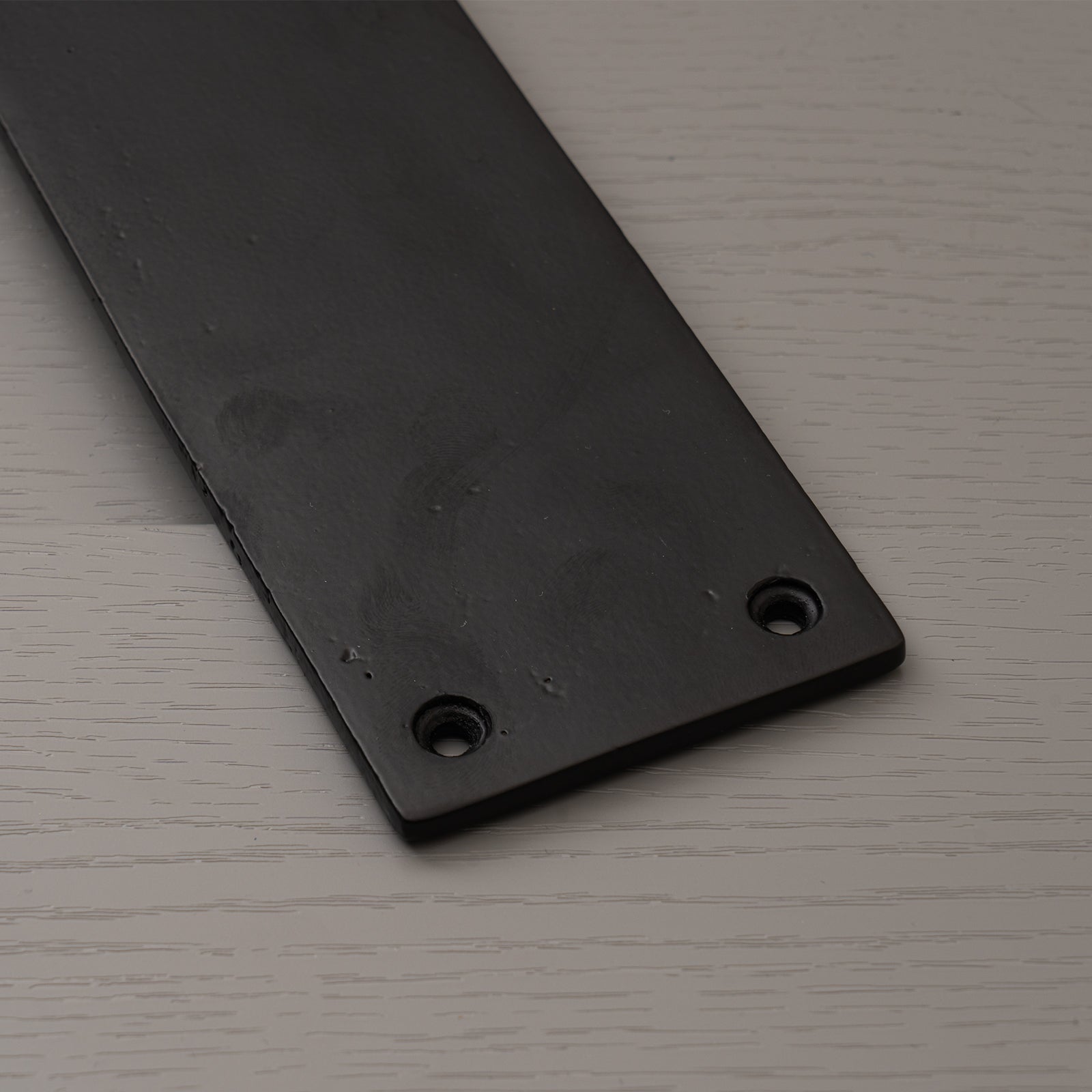 Black cast iron door plate SHOW