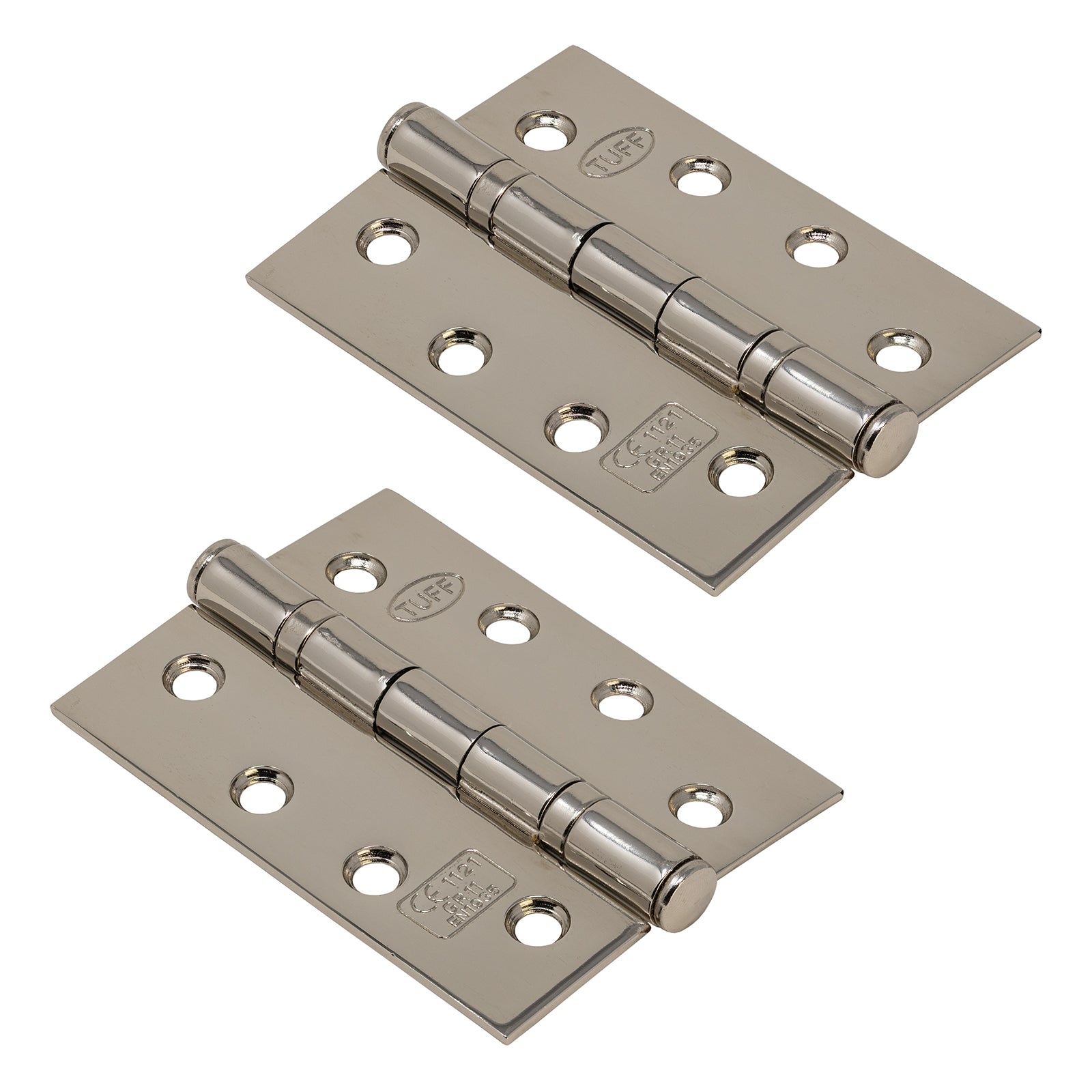 Nickel fire rated 4 inch butt hinges SHOW