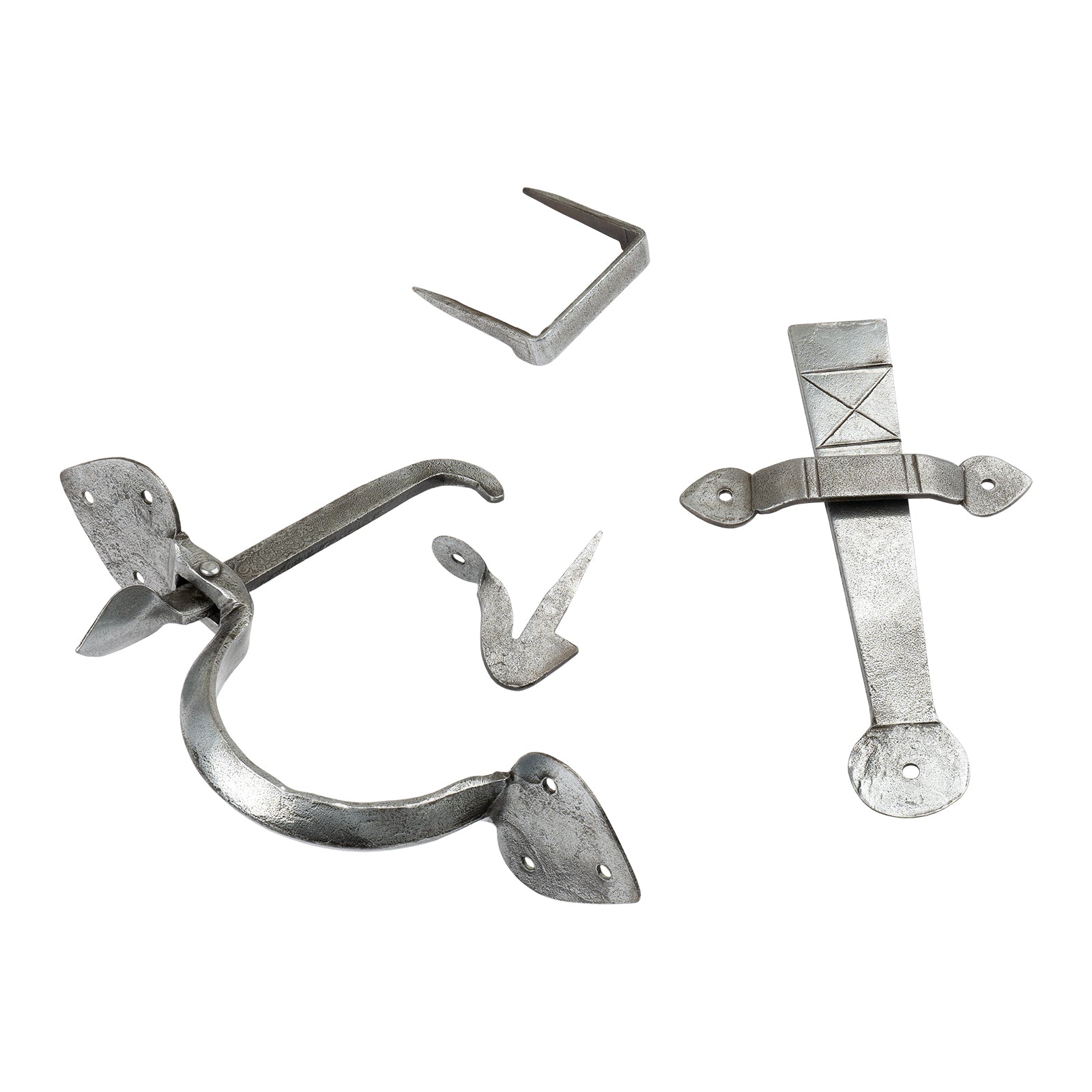 Gothic Thumb Latch Hand Forged Pewter 