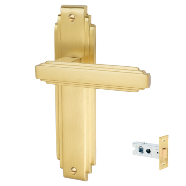 Astoria Door Handles On Plate