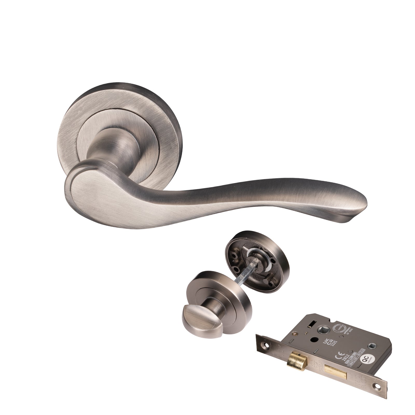 bathroom lever on rose door handles and lock