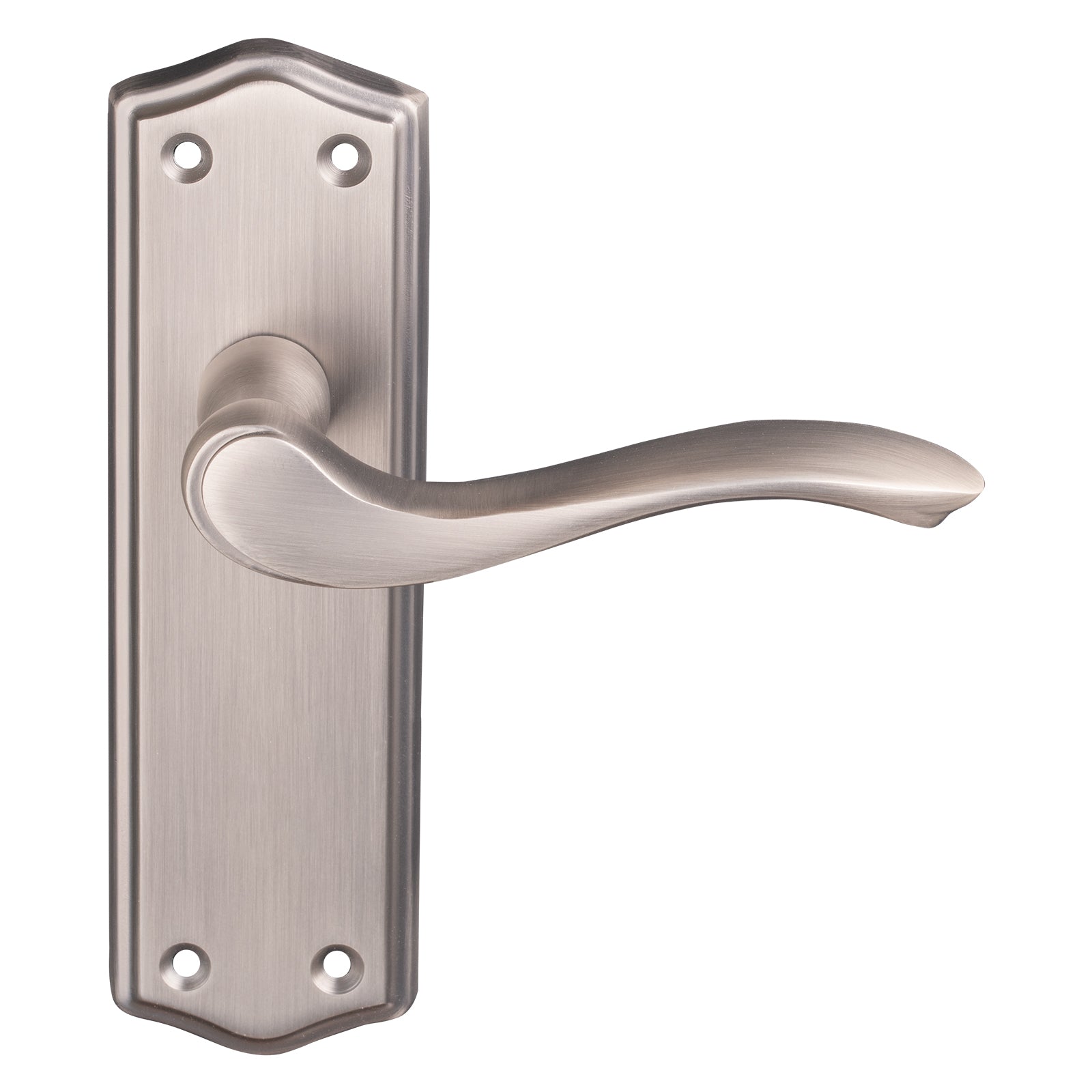 lever on backplate door handles SHOW