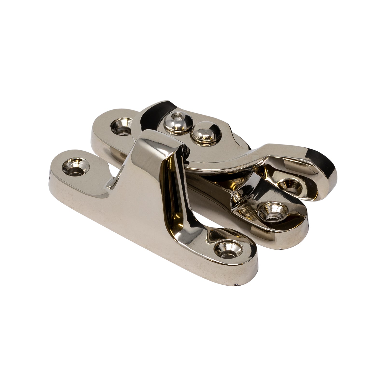 Fitch Sash Window Fastener in Polished Nickel Finish SHOW