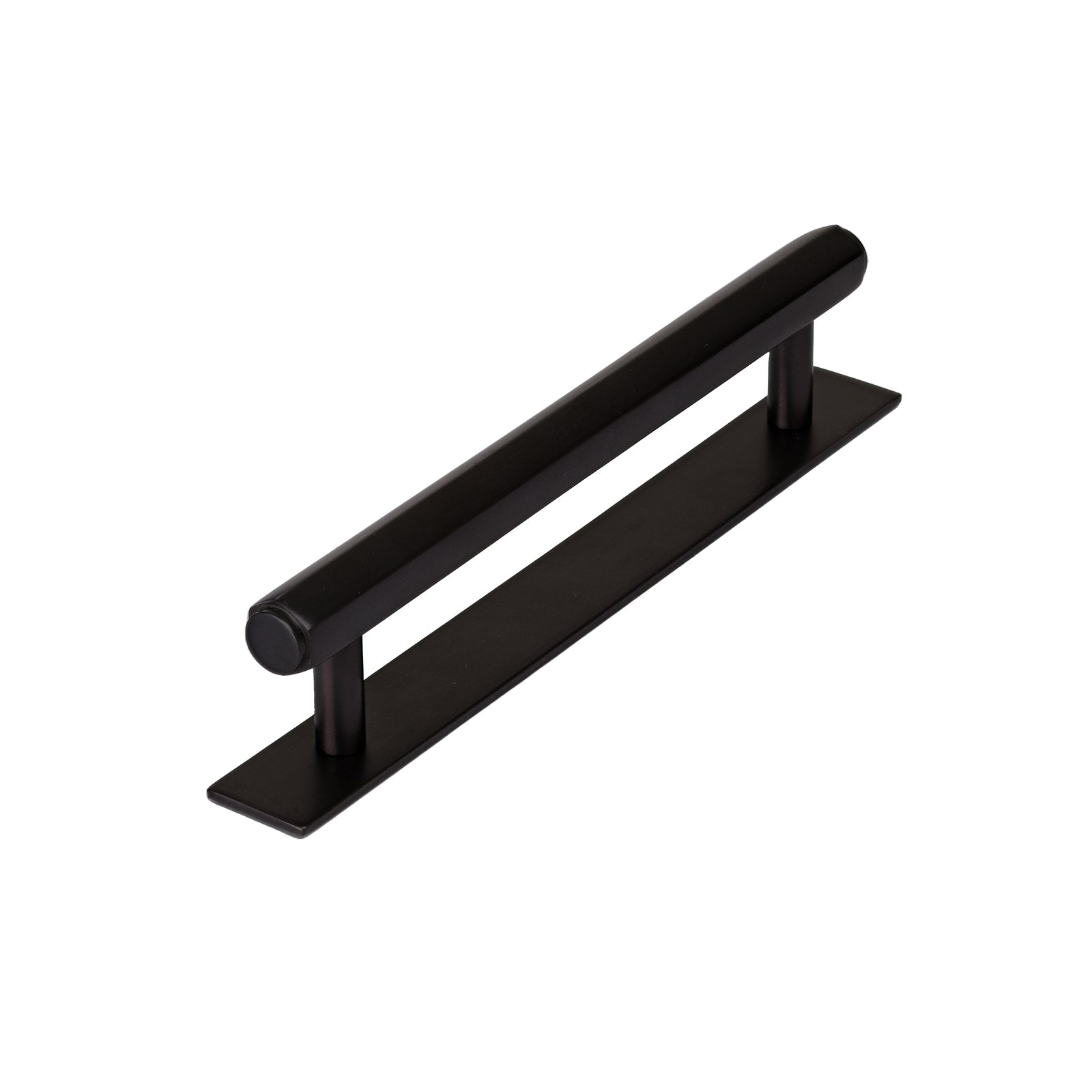 bronze pull handles on backplate, kitchen pull handle, hexagonal handle