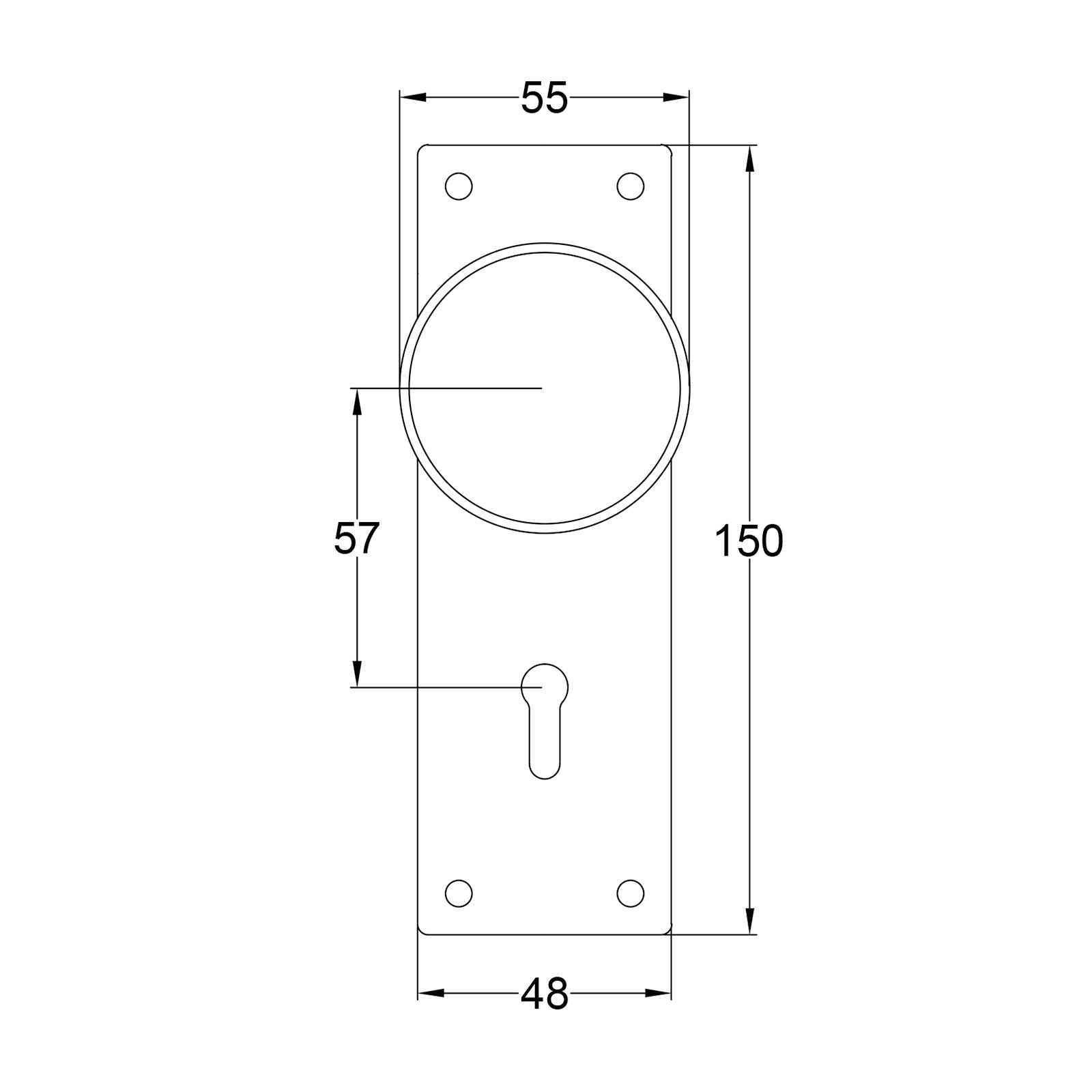 Pelton Pewter Door Knobs On Narrow Backplate Lock SHOW