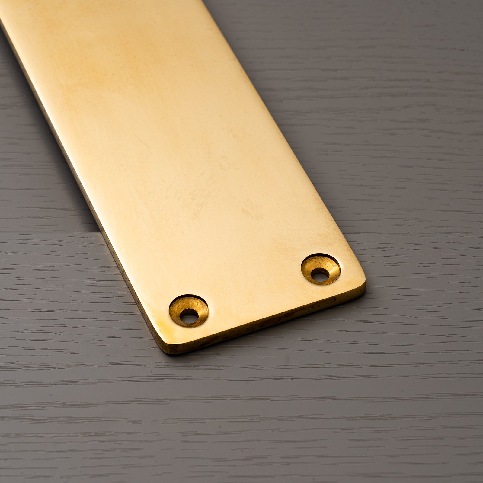 polished brass door plate SHOW