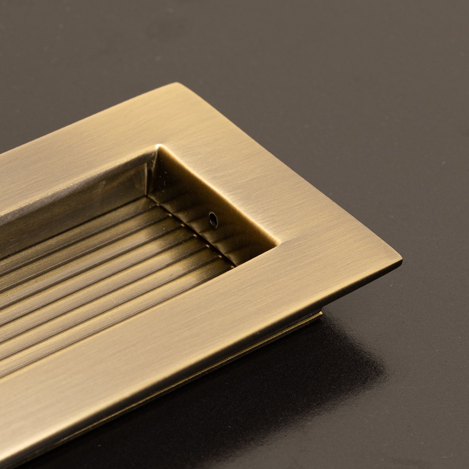 Hover image of Reeded Rectangular Flush Pull SHOW