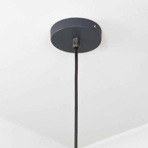 SHOW SHOW Close Up Image of Ceiling rose for Frankley Ceiling Light in Slate