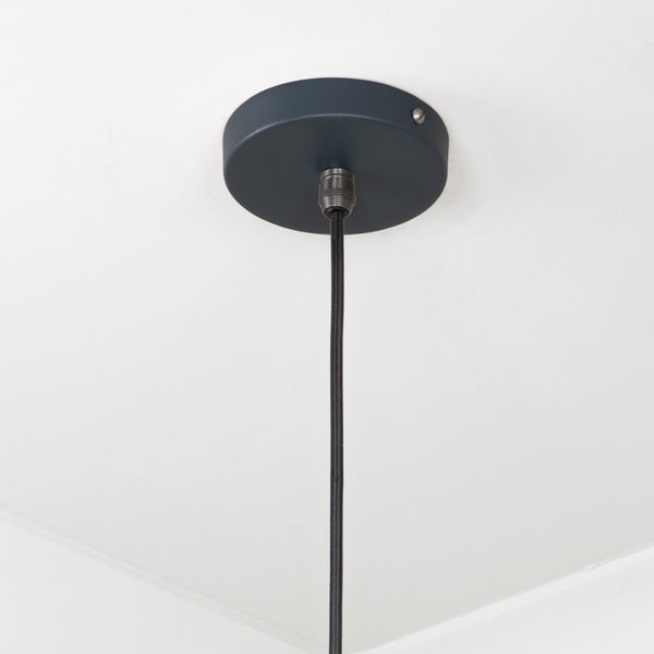 SHOW SHOW Close Up Image of Ceiling rose for Frankley Ceiling Light in Soot