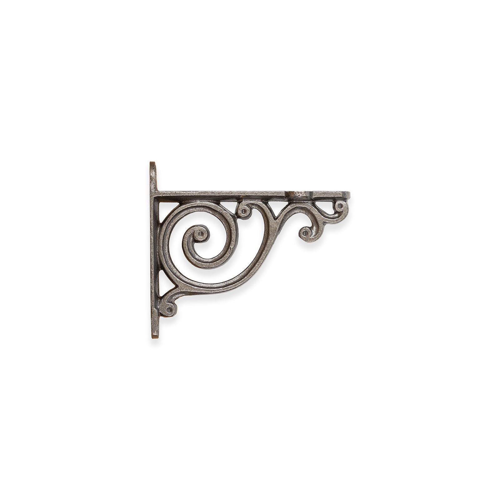 forged shelf brackets, decorative cast iron brackets - Cast Iron Shelf Bracket Scroll Design 