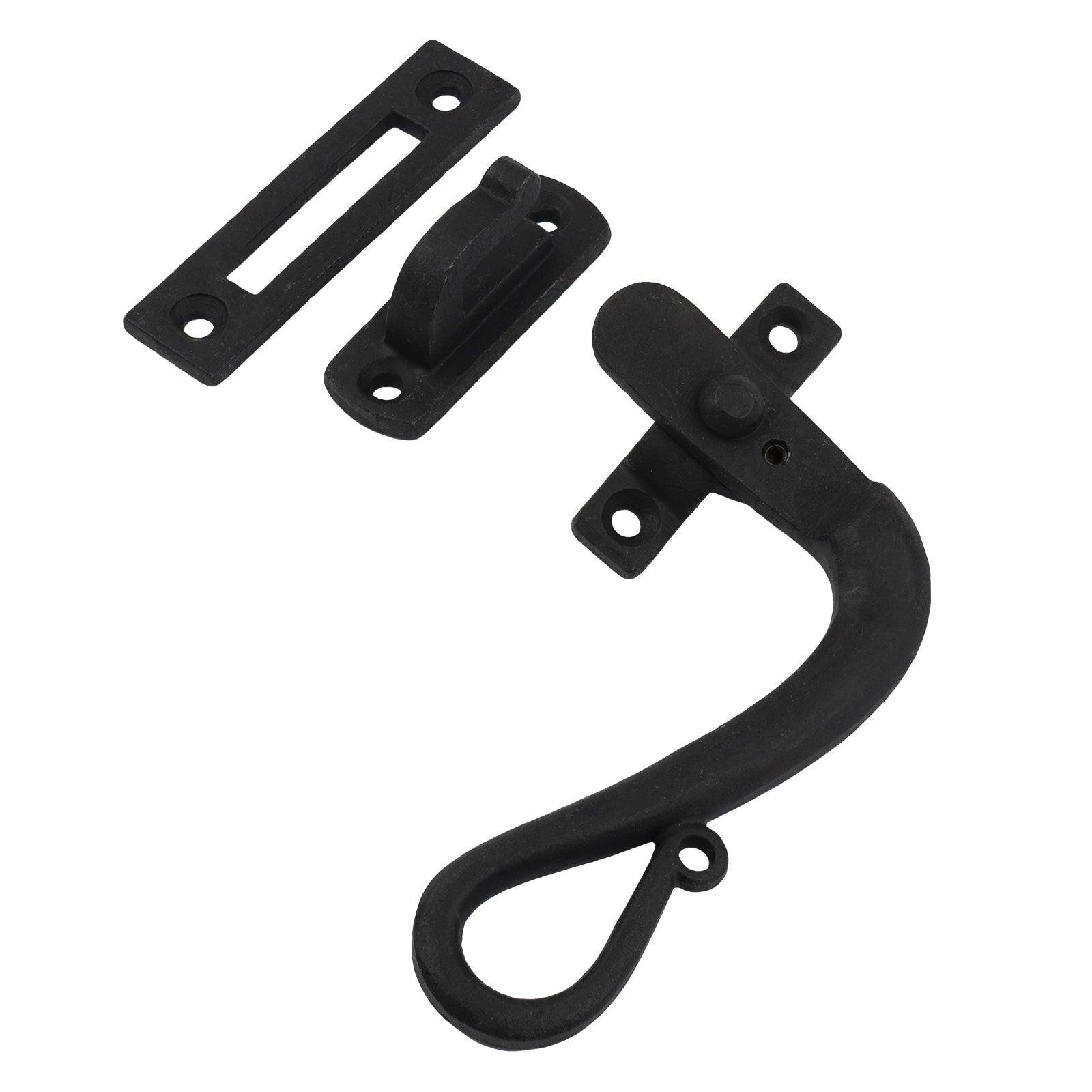 right hand shepherds crook window fastener