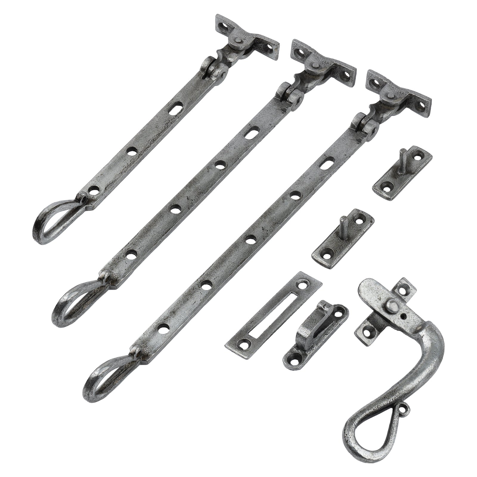 Pewter Shepherds Crook Window Furniture SHOW