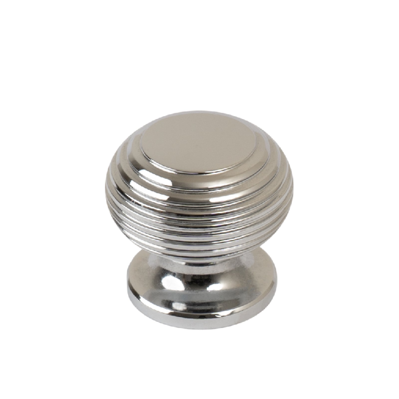 small polished chrome beehive cabinet knob
