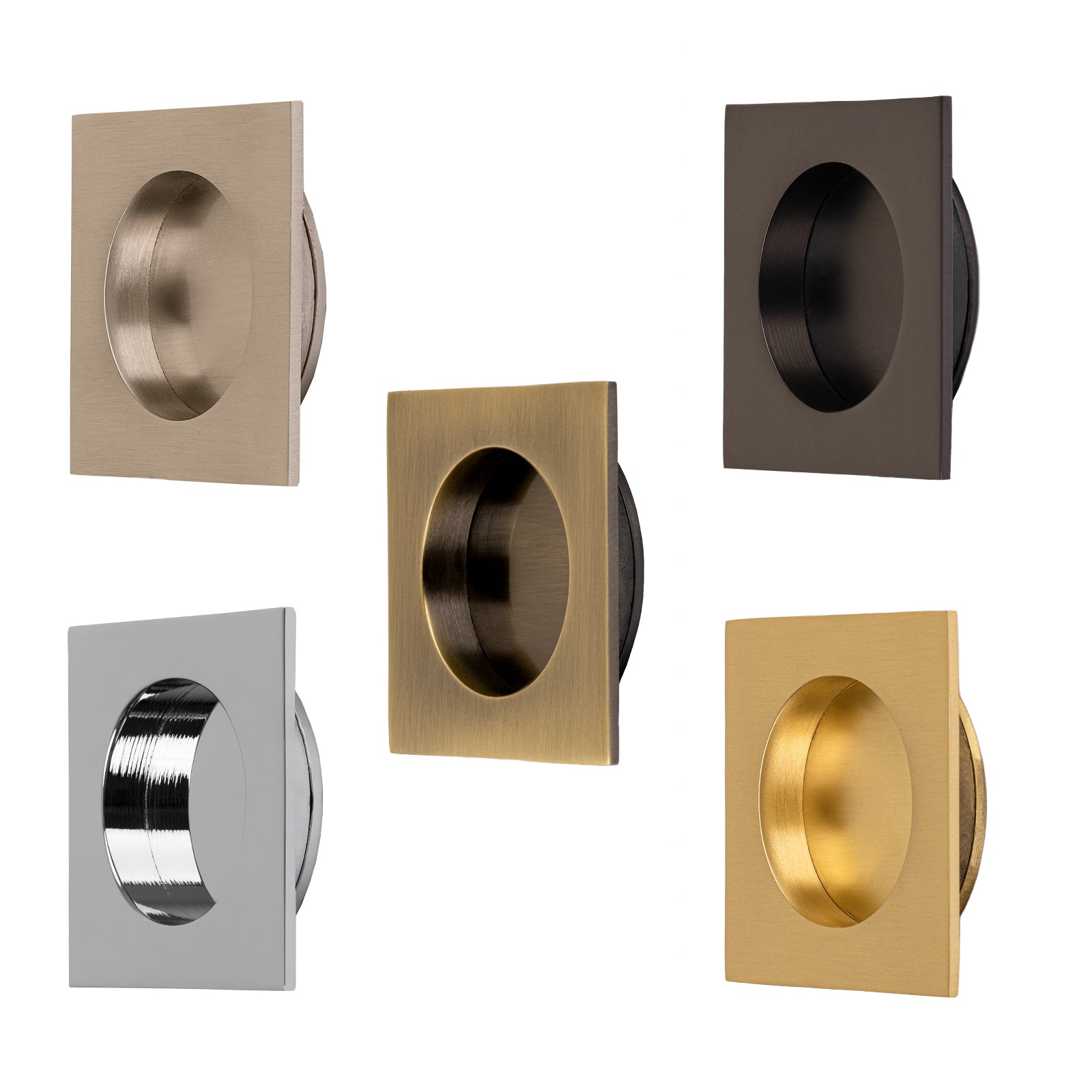 Modern Flush Pull Handle | Sliding & Pocket Door Furniture