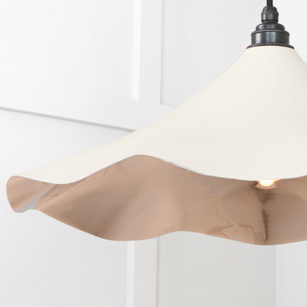 SHOW SHOW Close Up Image of Flora Ceiling Light in Birch in smooth Nickel