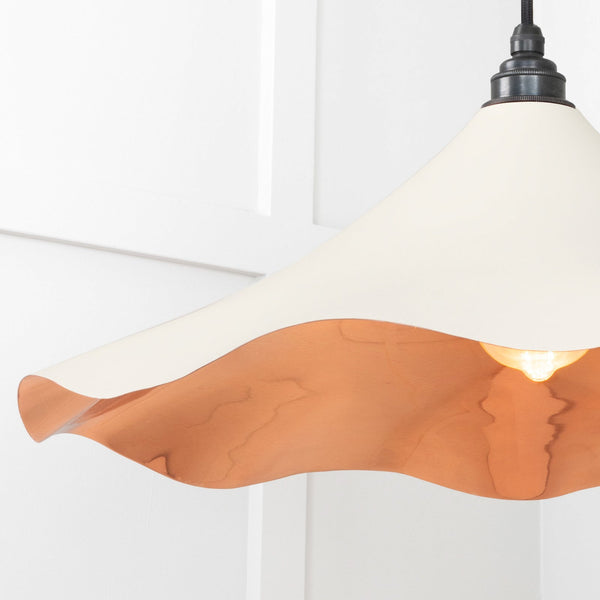 SHOW SHOW Close Up Image of Flora Ceiling Light in Birch in smooth Copper