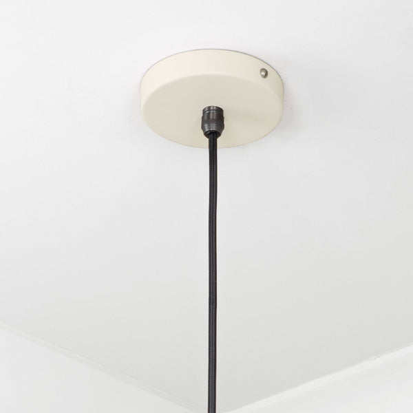 SHOW SHOW Close Up Image of ceiling rose for Flora Ceiling Light in Teasel