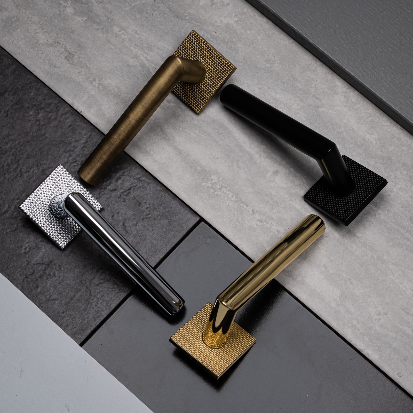 Larouco Waterfall Lever on Rose Lifestyle Image SHOW