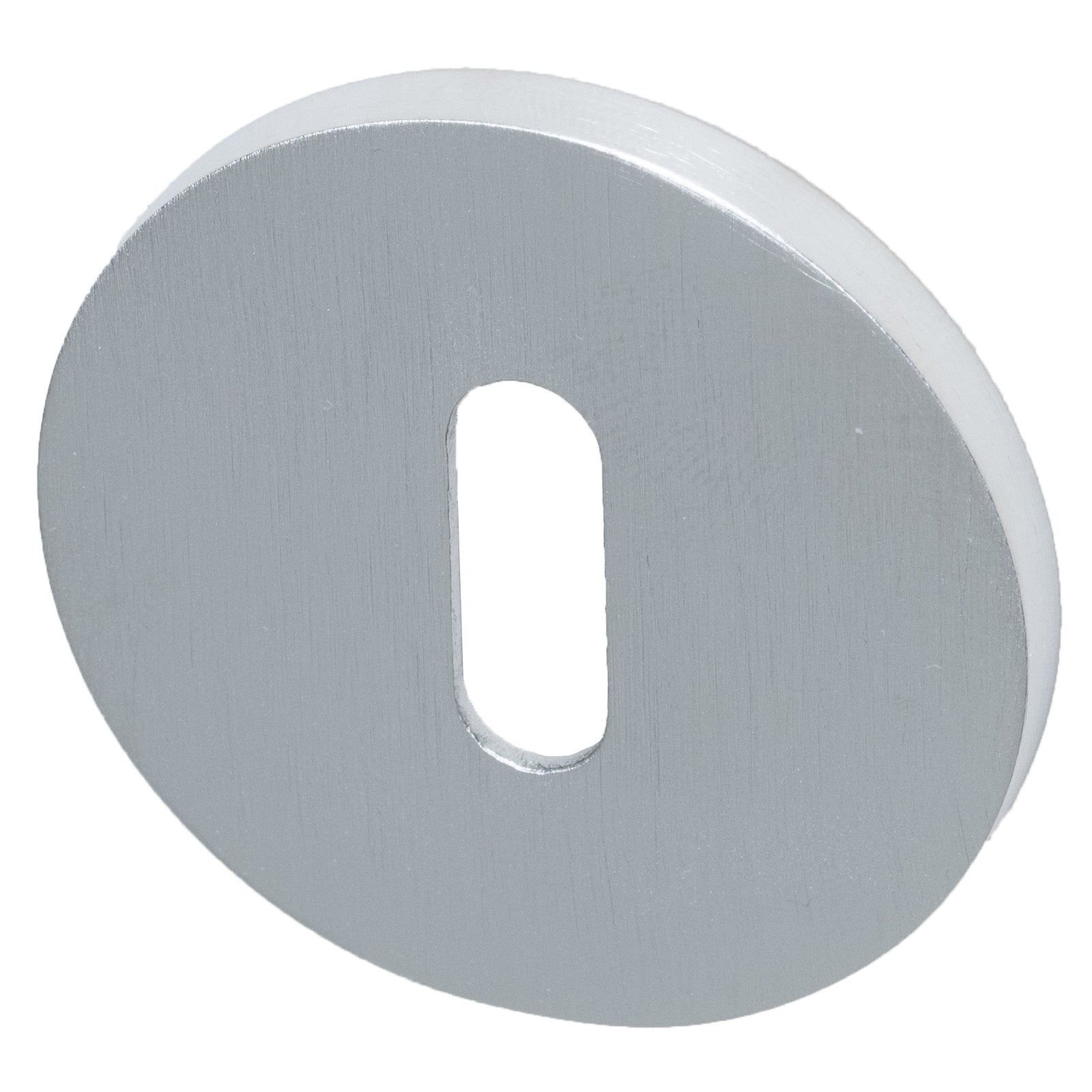 Tupai British Standard round escutcheon for use with 3 & 5 lever locks in Satin Chrome Finish SHOW