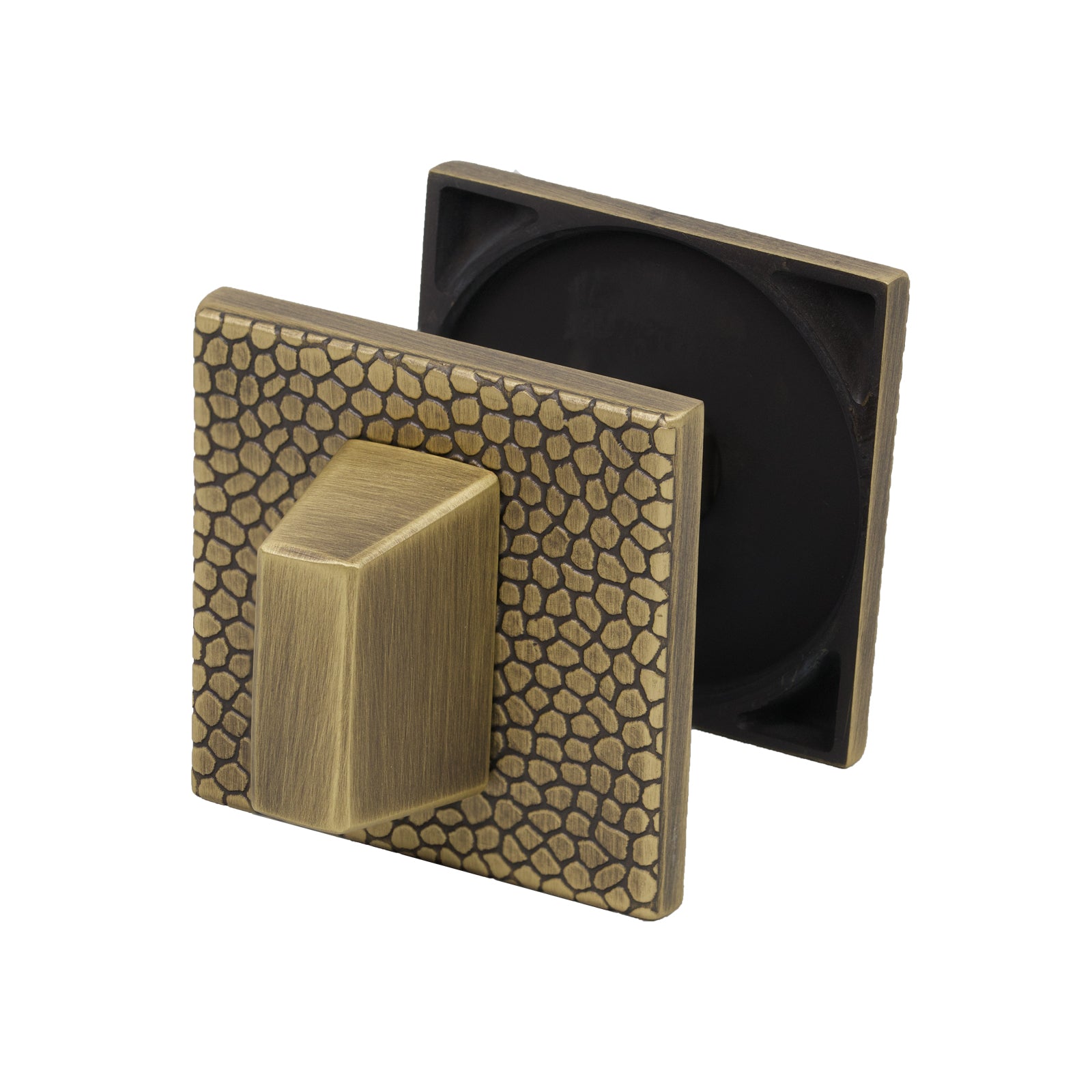 Tupai Pebbles bathroom turn and release in Antique Brass Finish SHOW