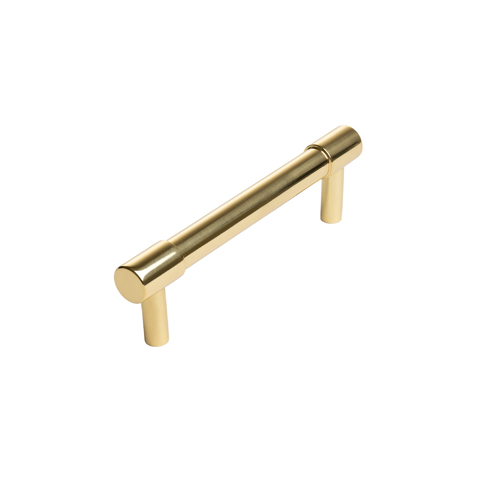 polished brass pull handles