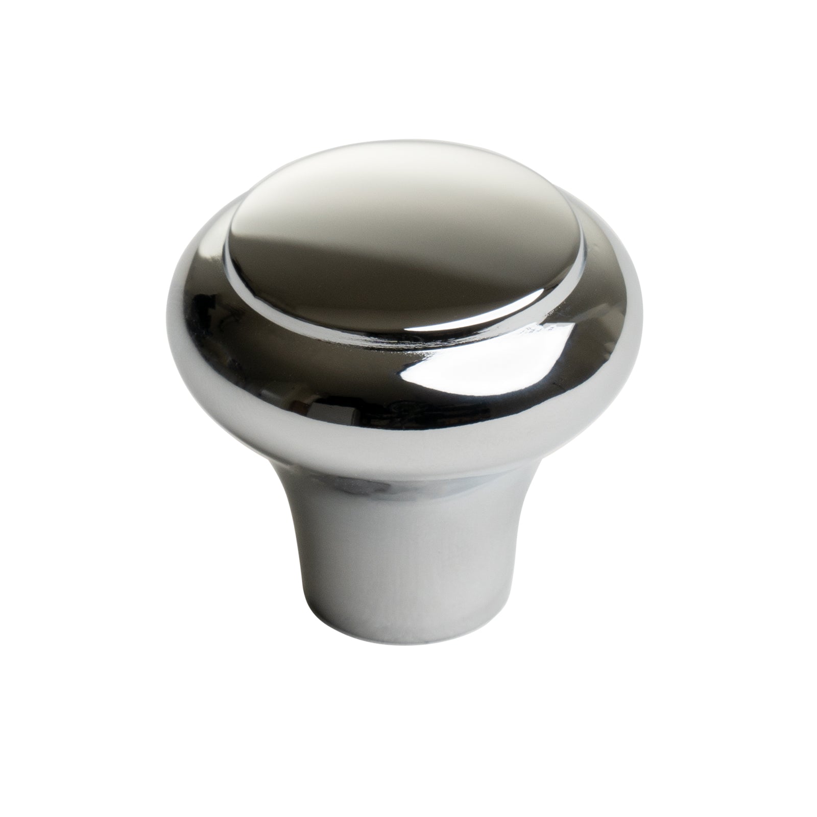 chrome round edge cabinet knob SHOW