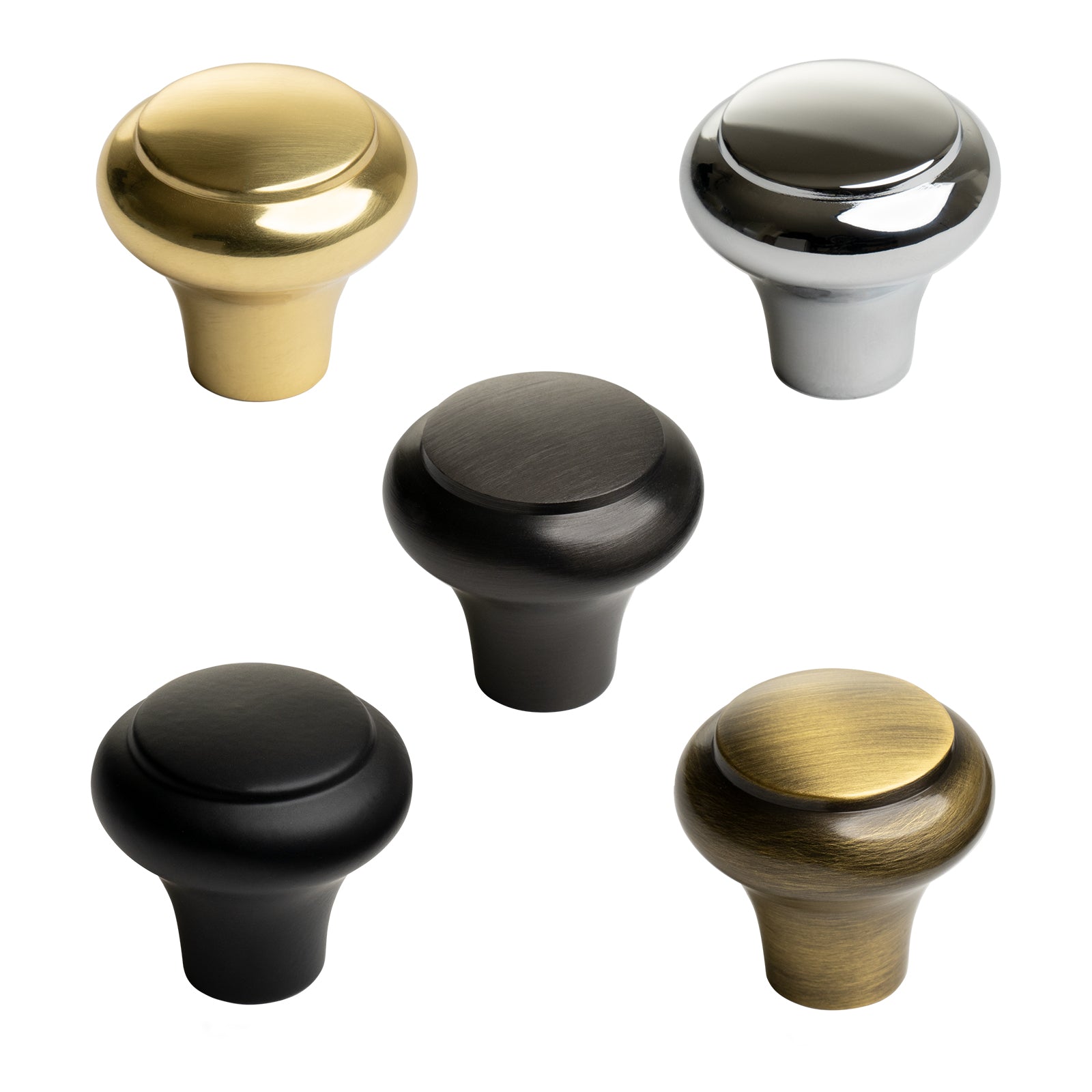 Round Edge Cabinet Knobs