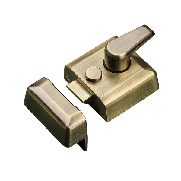 aged brass 40mm night latch SHOW