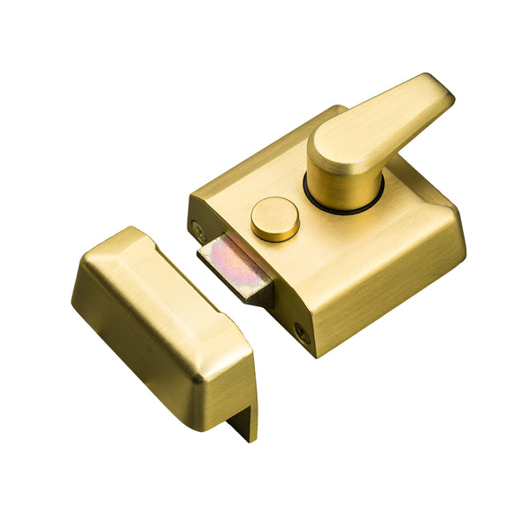 satin brass 40mm night latch SHOW