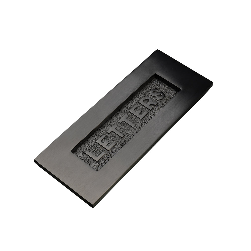 Embossed Letter Plate | Brass Letter Plates