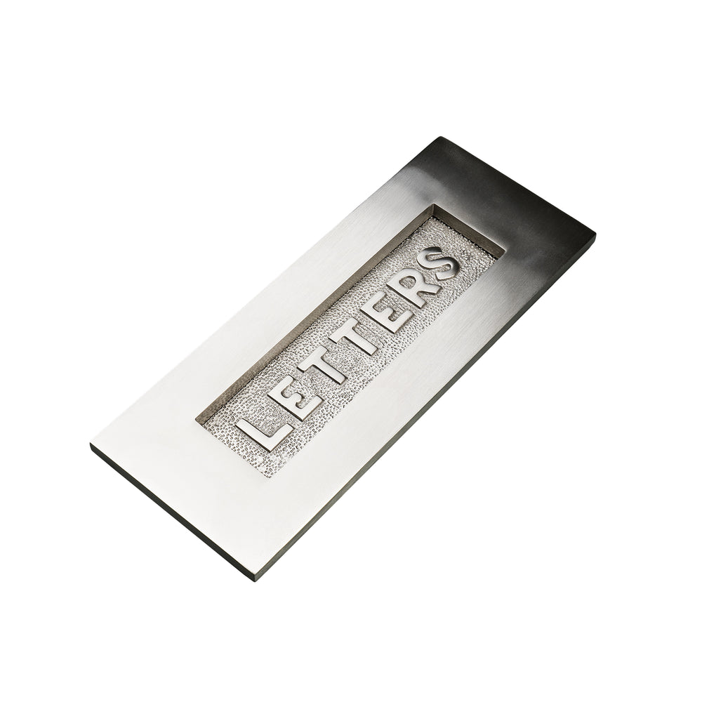 Embossed Letter Plate | Brass Letter Plates