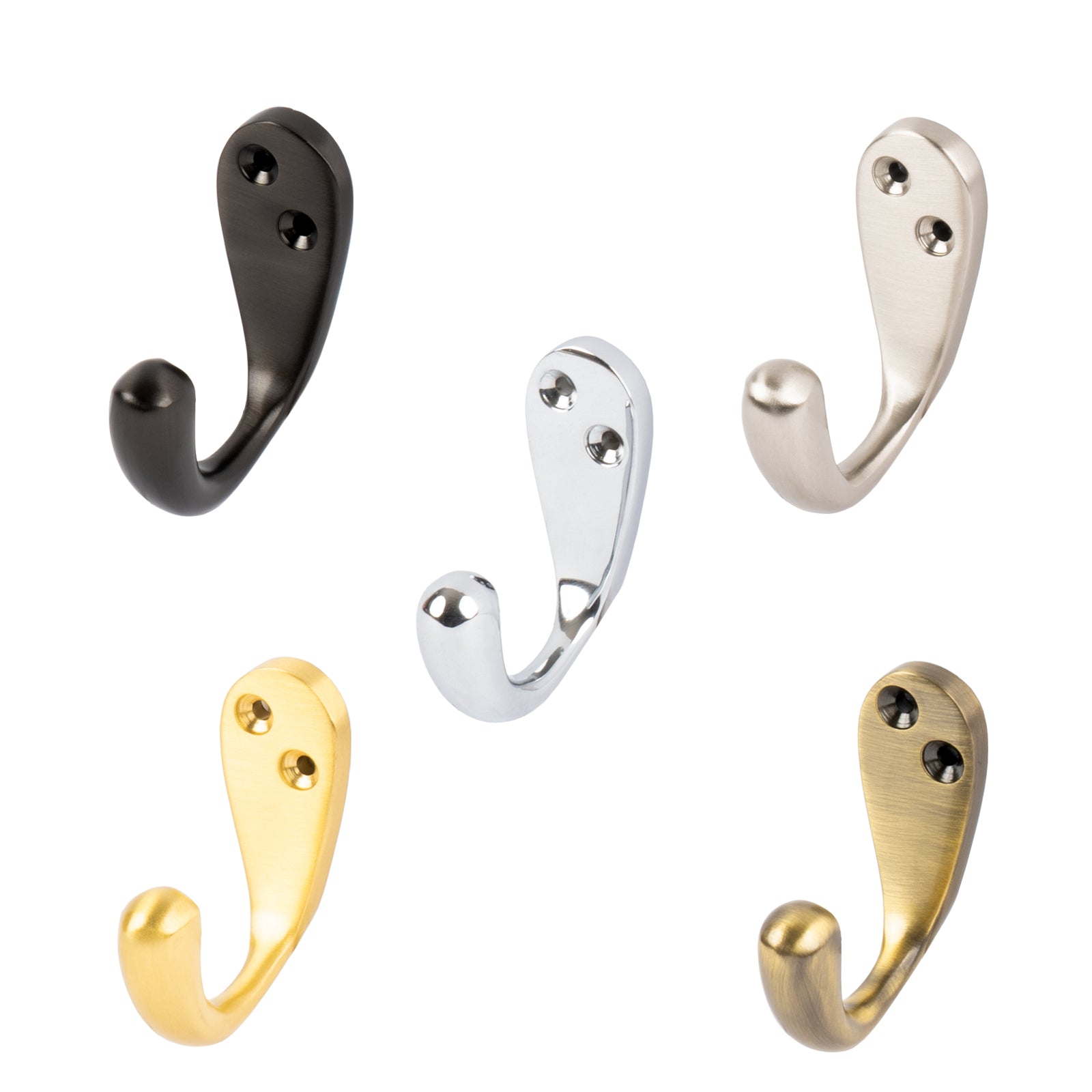 Double Robe Hooks | Coat & Robe Hooks