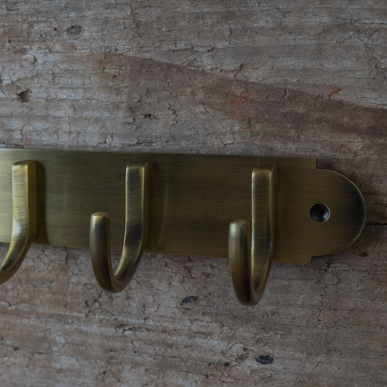 solid brass coat rack for walls and doors SHOW