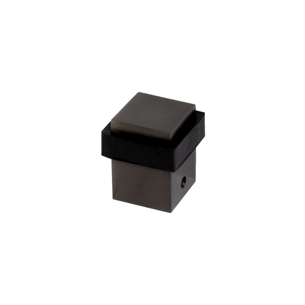 bronze square floor mounted door stop SHOW