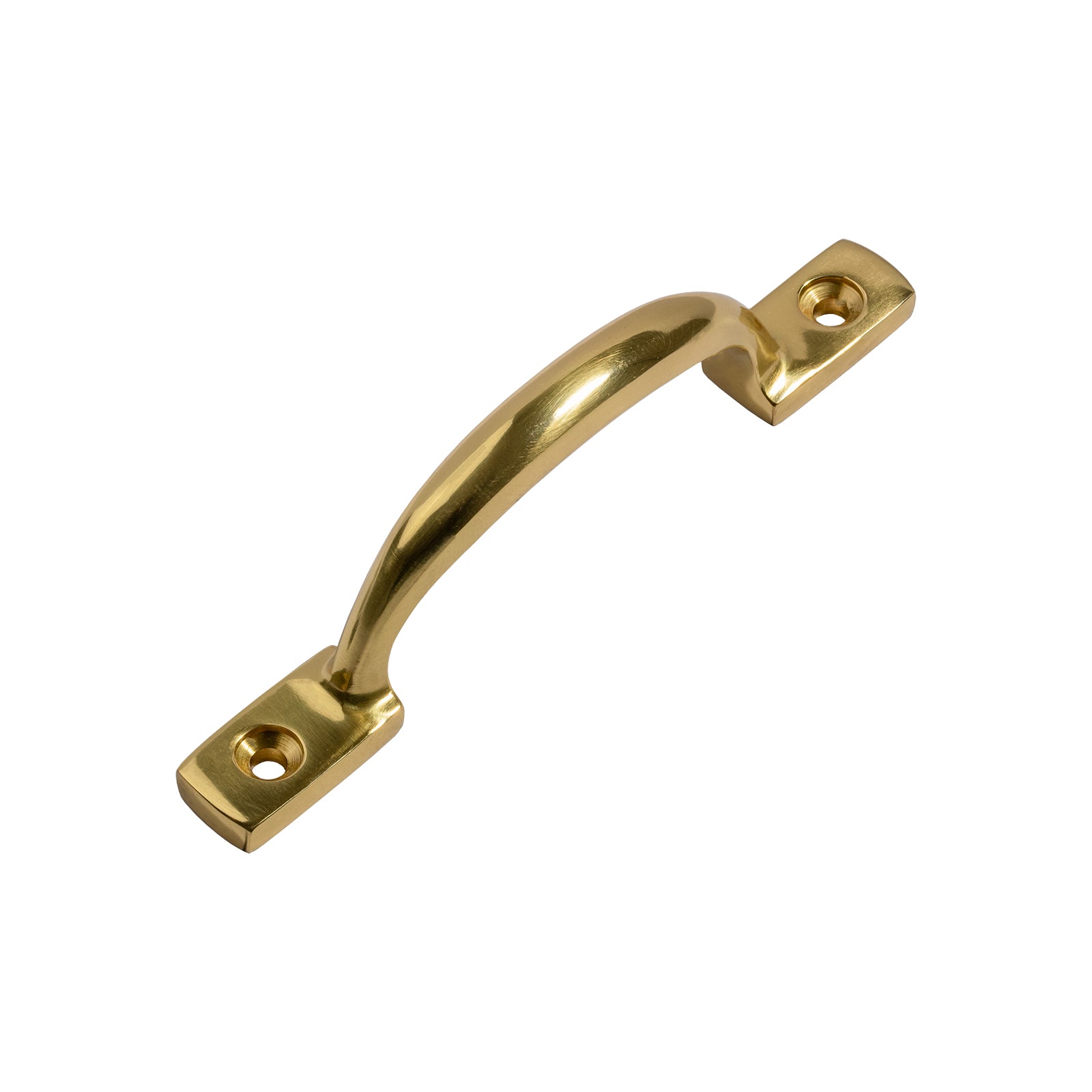 small brass sash window pull handle SHOW