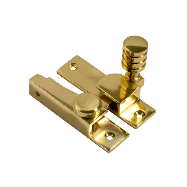 thumbnail image 2 of Polished Brass Sash Window Lift – Single Dished, Vintage Federation Style, Traditional TH1637 2 of 2
