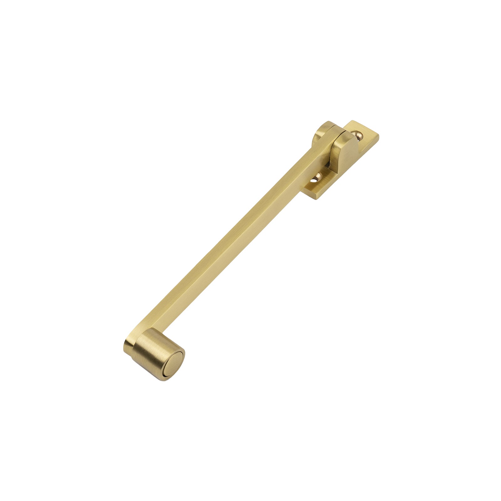 satin brass roller arm stay SHOW