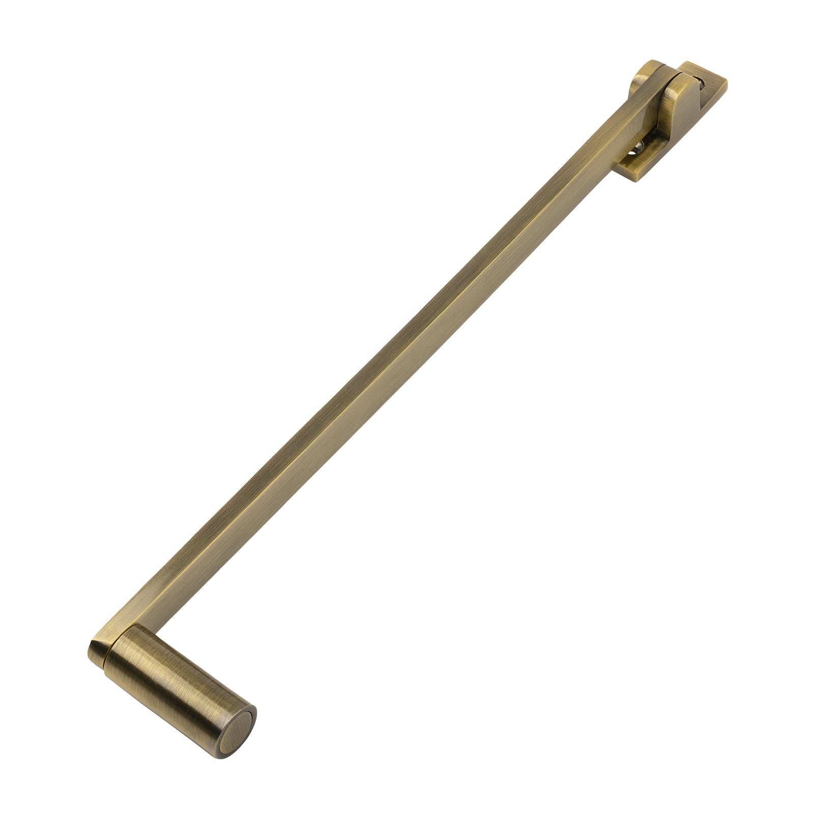 aged brass roller arm window stay SHOW