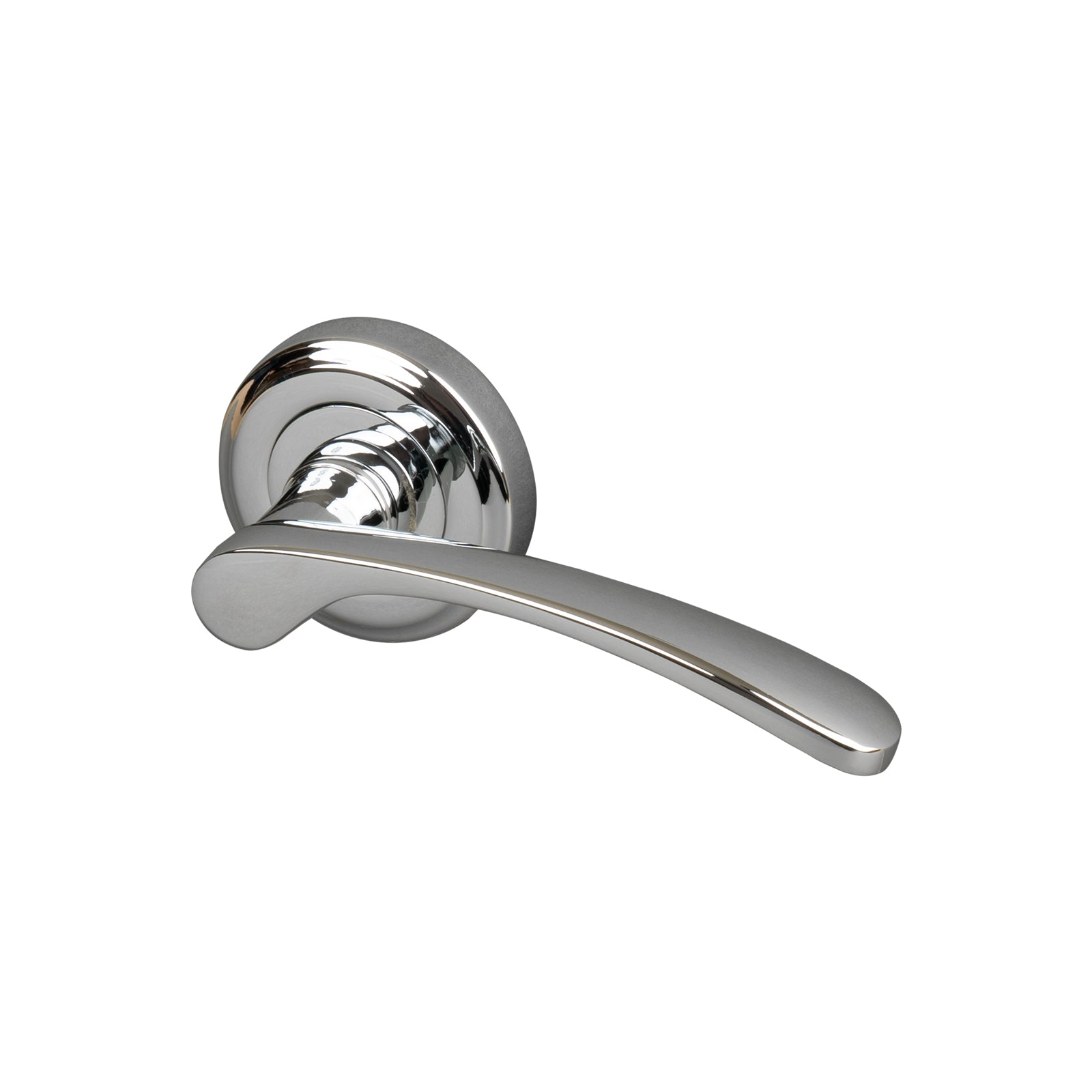 chrome slim lever on rose handle SHOW