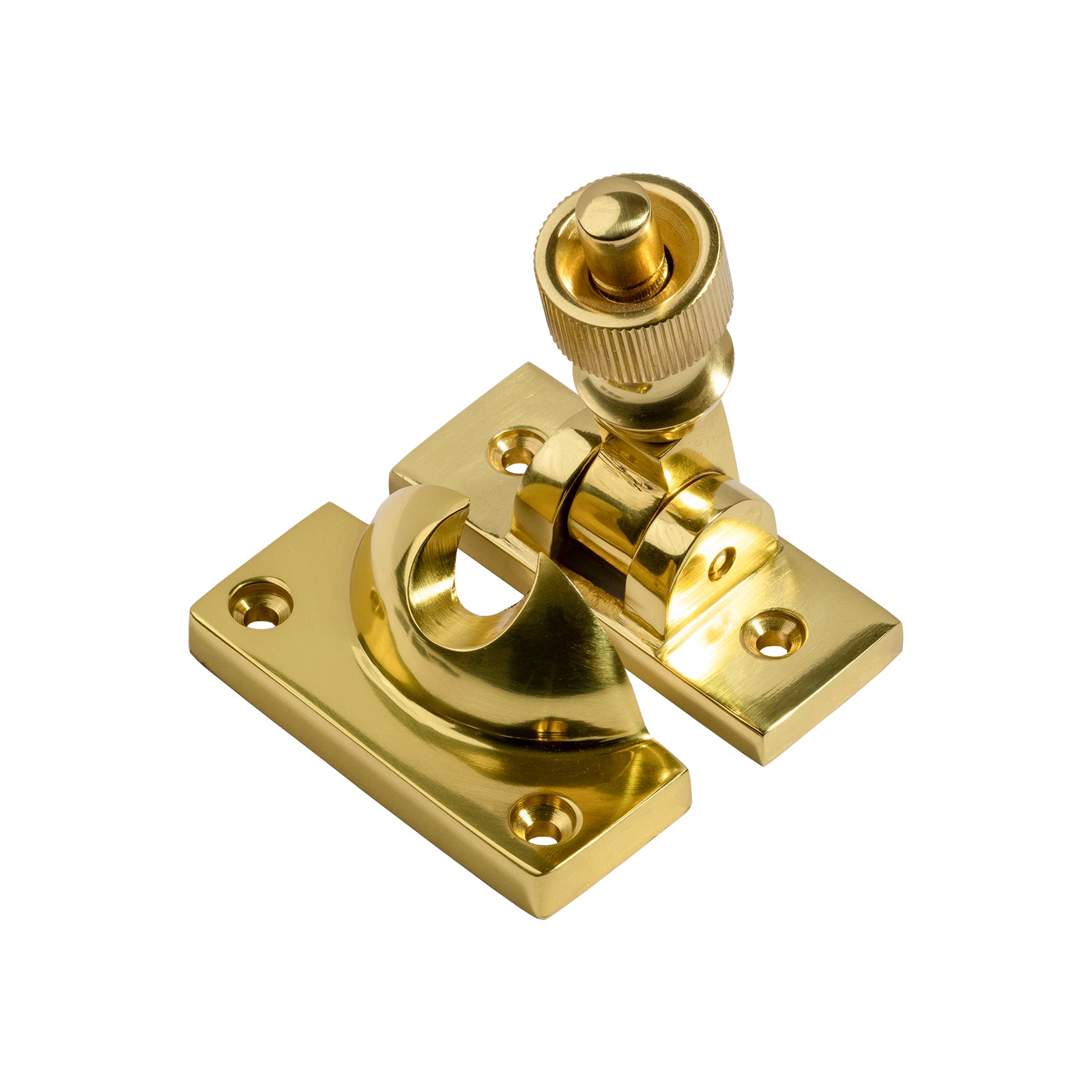 polished brass brighton sash fastener lock SHOW