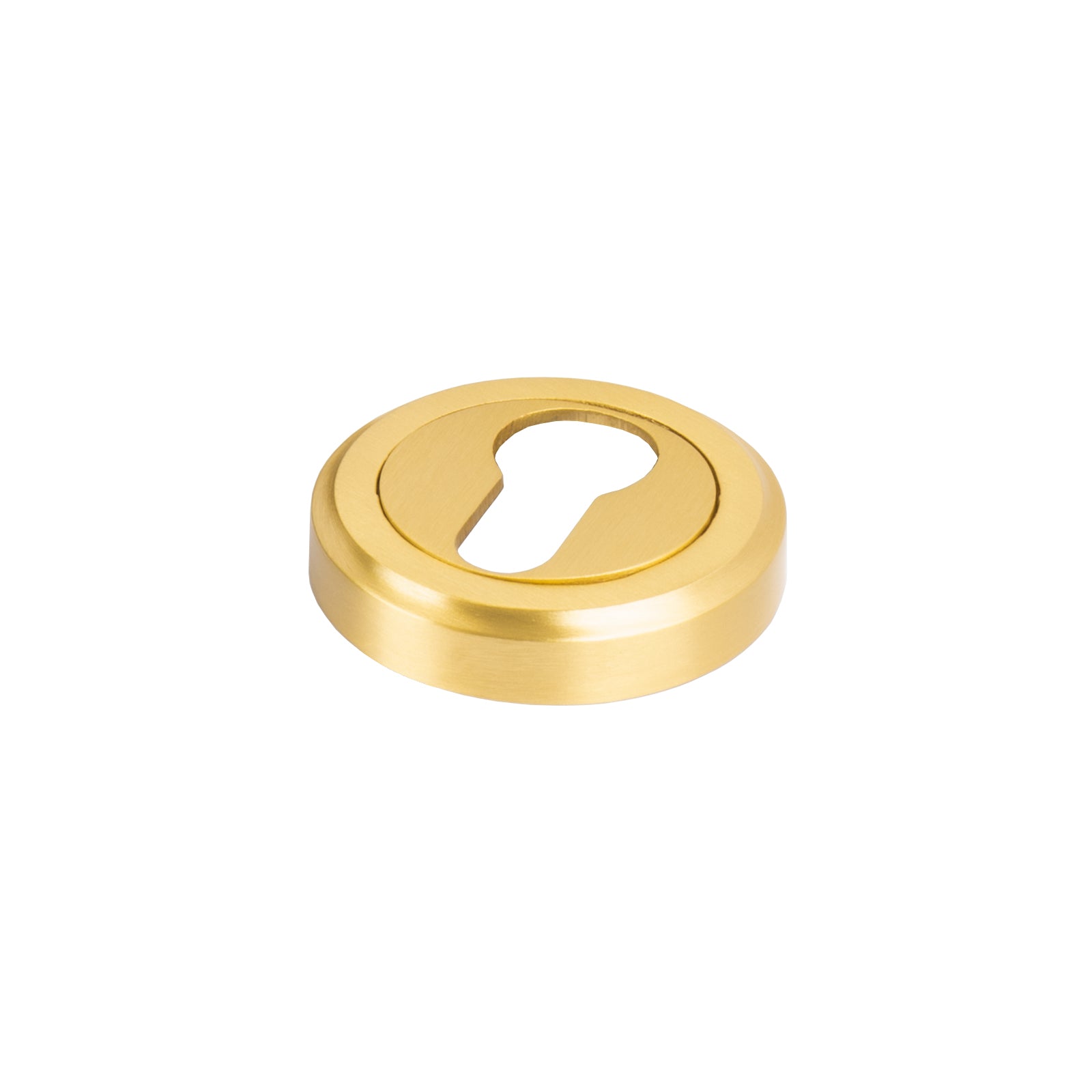 Round Brass Escutcheon Euro