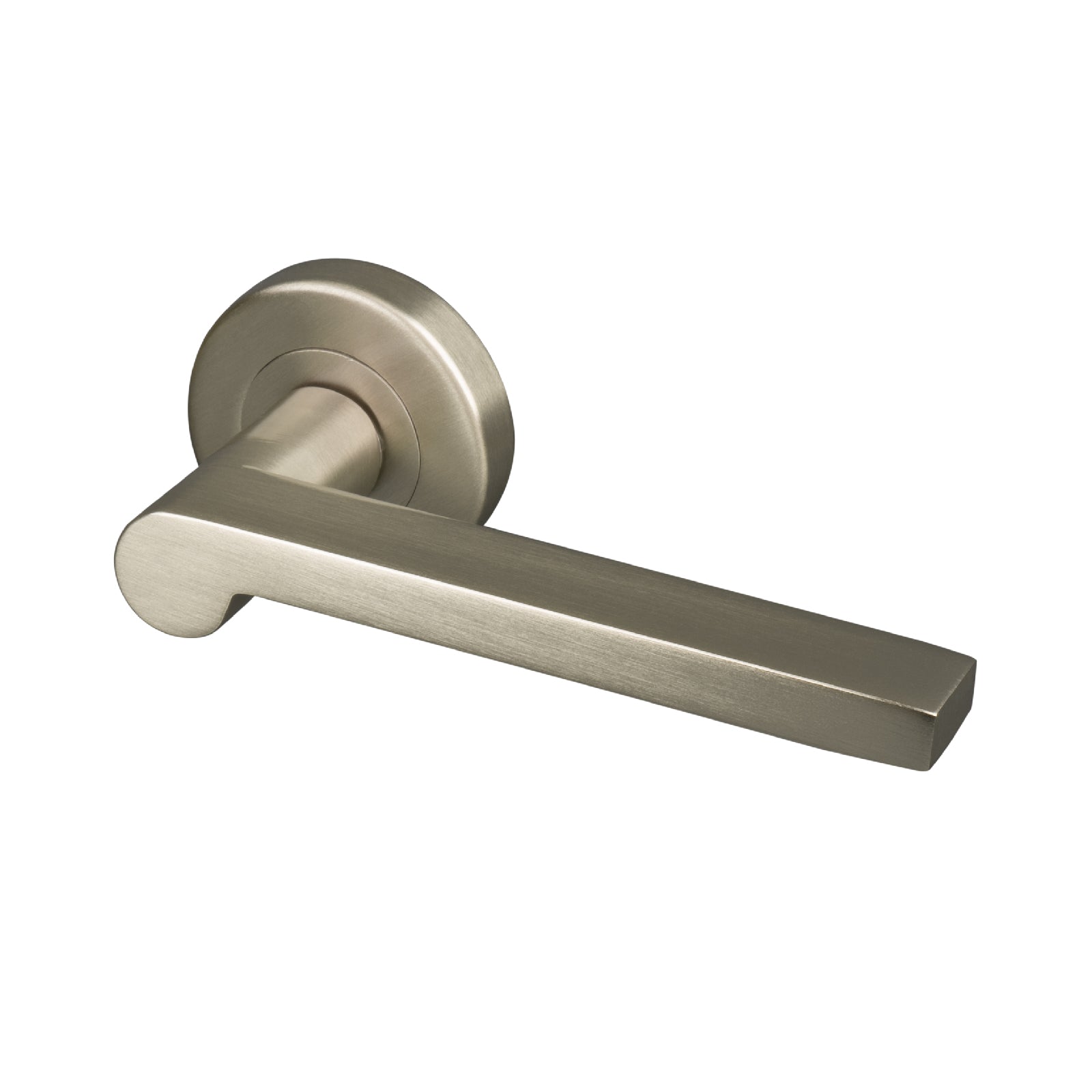 satin nickel door handles, kitchen handles, bathroom handles SHOW