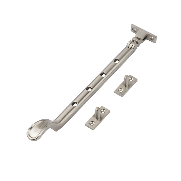 satin nickel 10 inch spoon end window stay SHOW