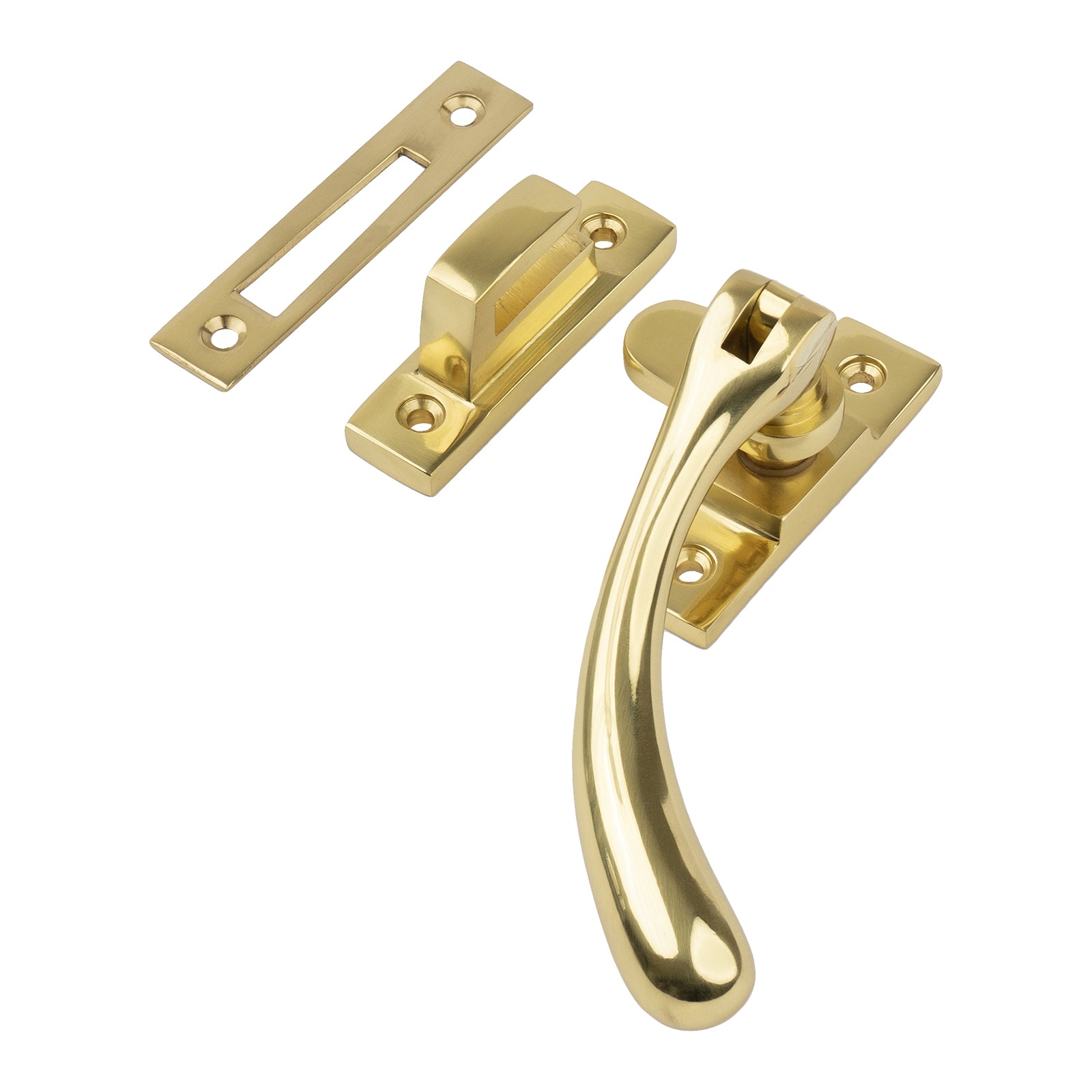 polished brass ball end casement fastener SHOW