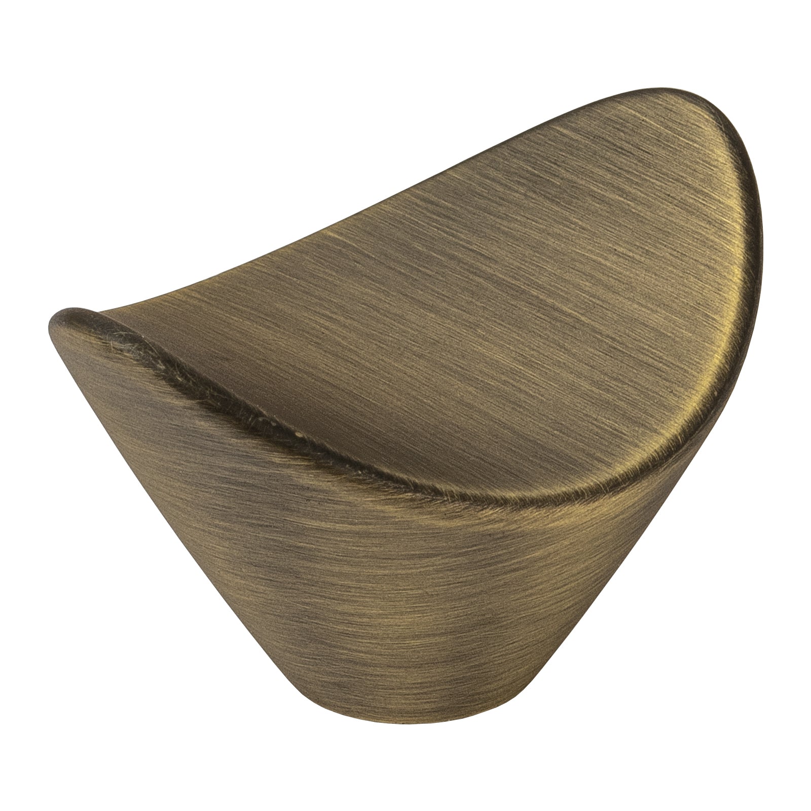 Calyx Cupboard knob Distressed Brass SHOW